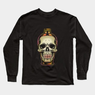 Skull in a bottle Long Sleeve T-Shirt